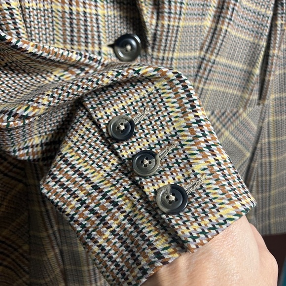 CABI Womens Pastime Blazer Plaid Suit Jacket Career Business - Picture 7 of 9